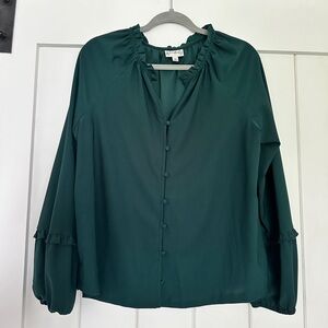 Wonderly Deep Green Blouse